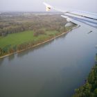 Heimflug Anflug auf Schwechat