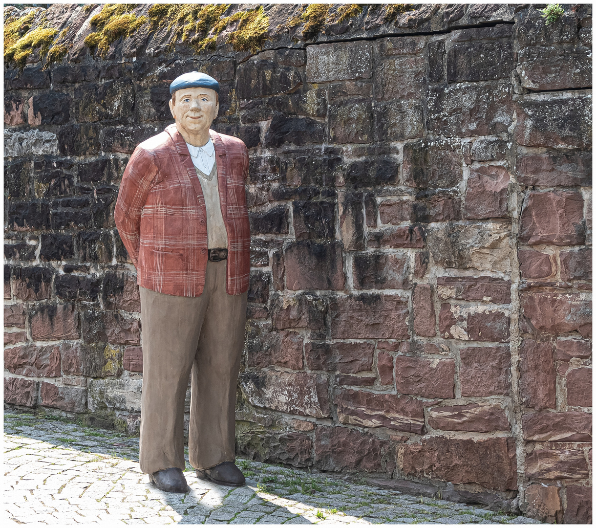 Heimwärts von der Liebesreise - immer an der Wand lang, immer an der Wand lang !