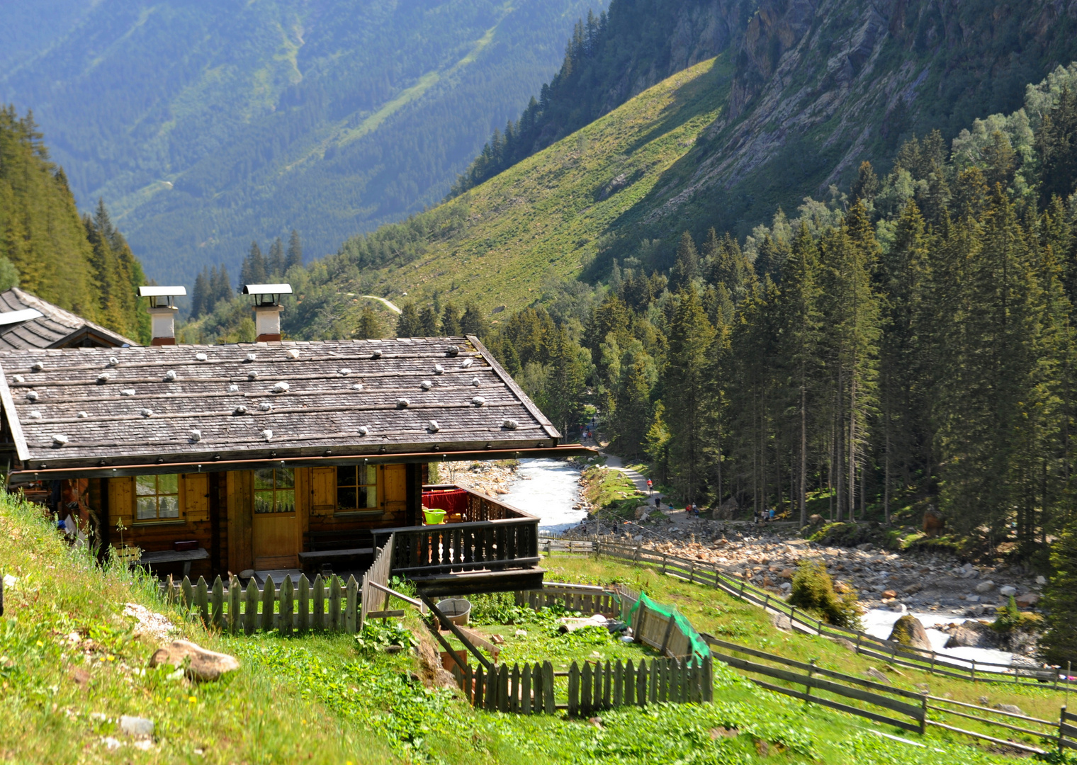 Heimweg immer dem Ruetzbach entlang 