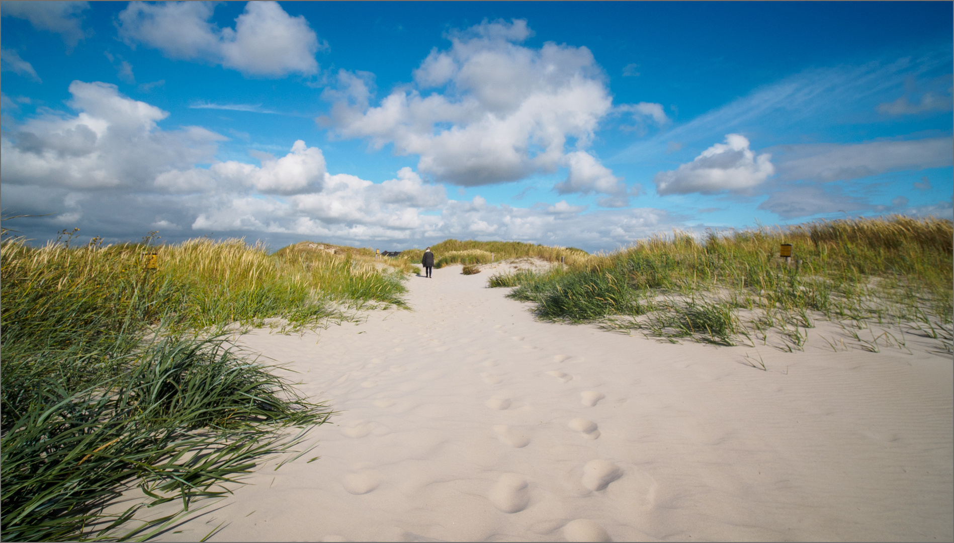 Heimweg vom Strand