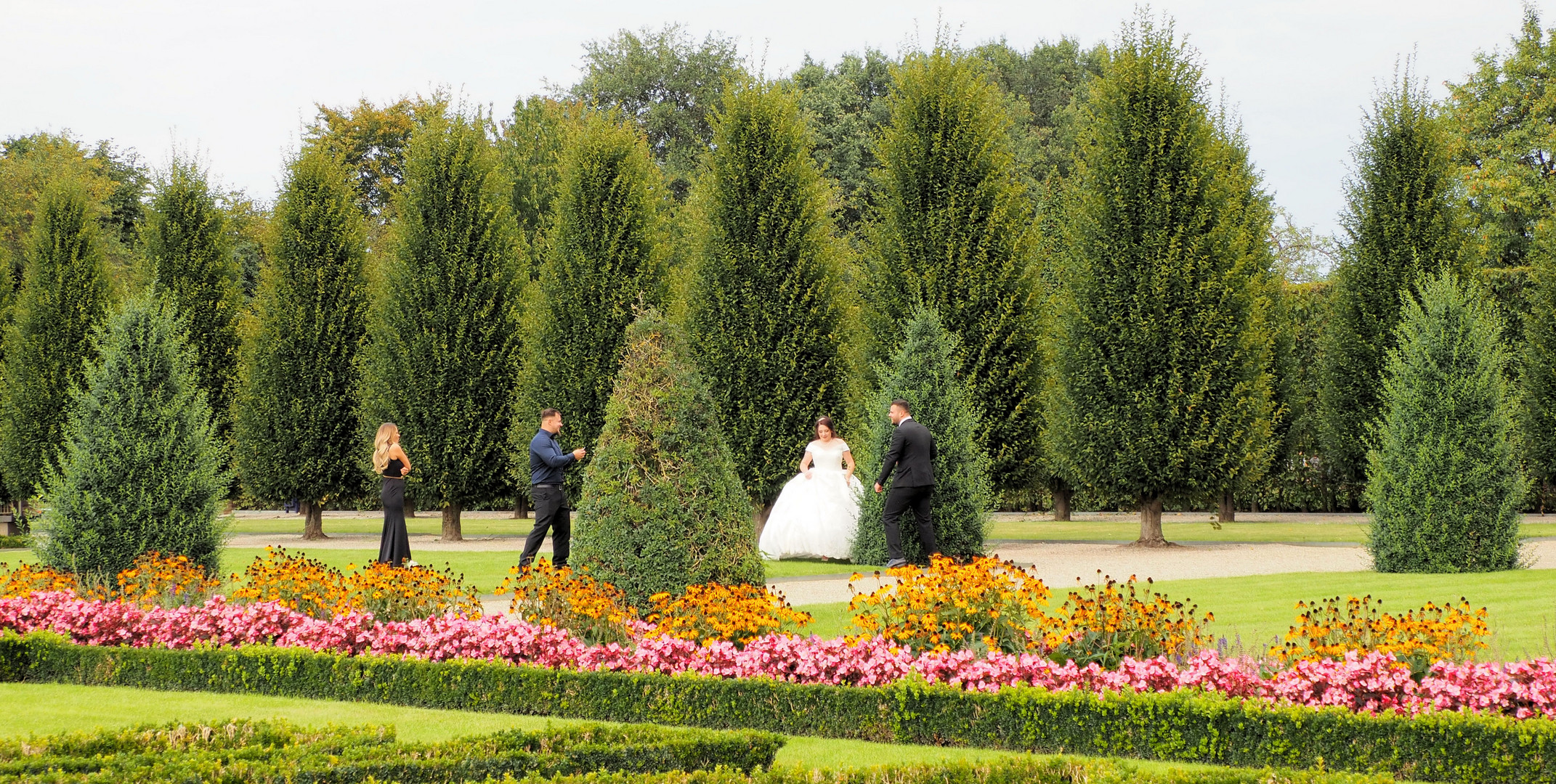 Heiraten im Garten von Kloster Kamp 