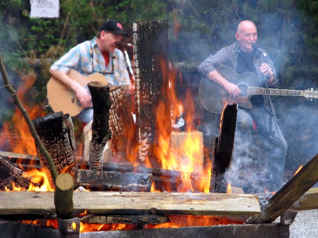 heiße Musik am Sommerabend