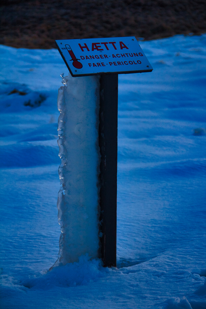 Heiße Quellen bei Hengill