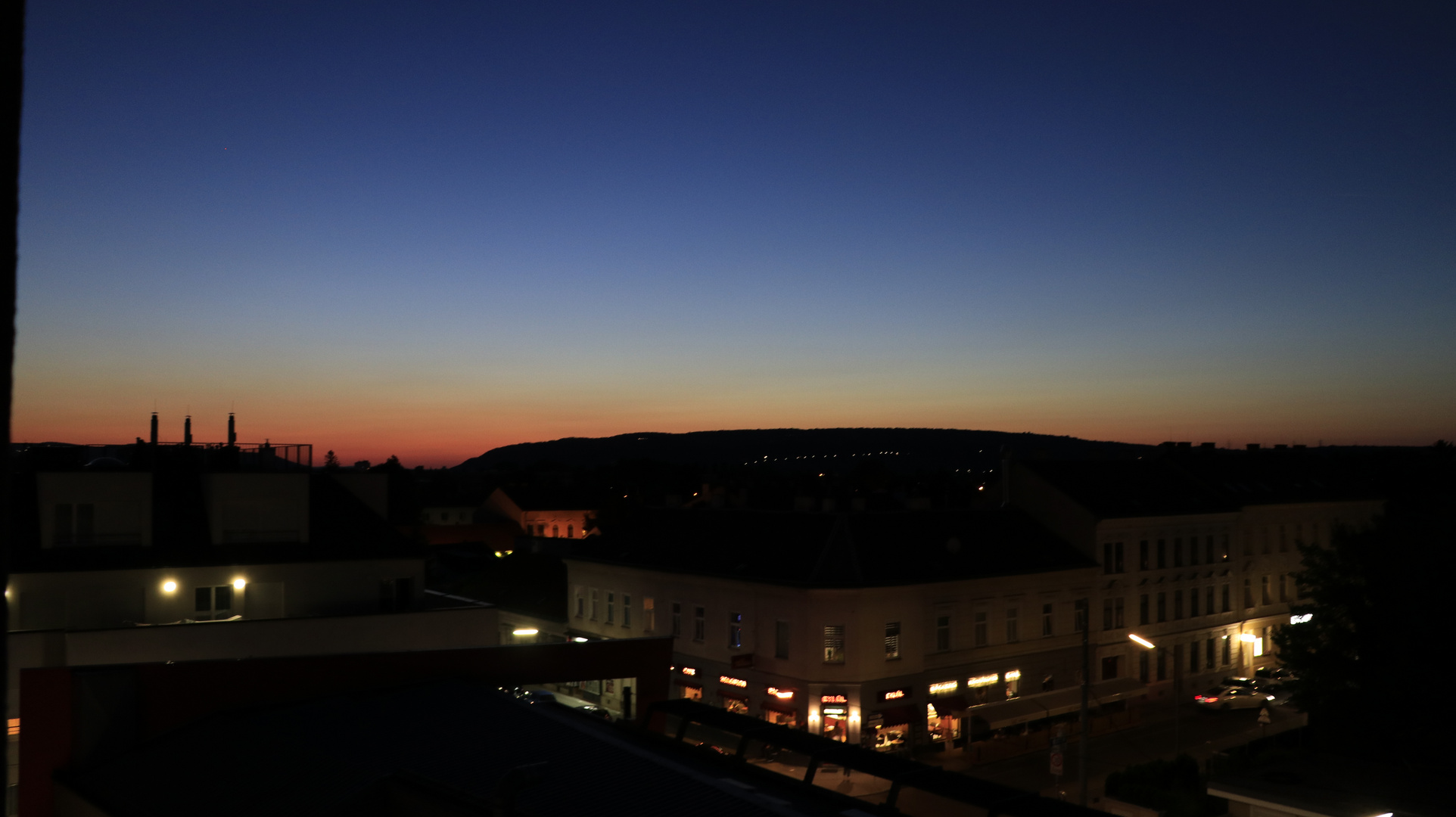 Heisser Abend in Floridsdorf