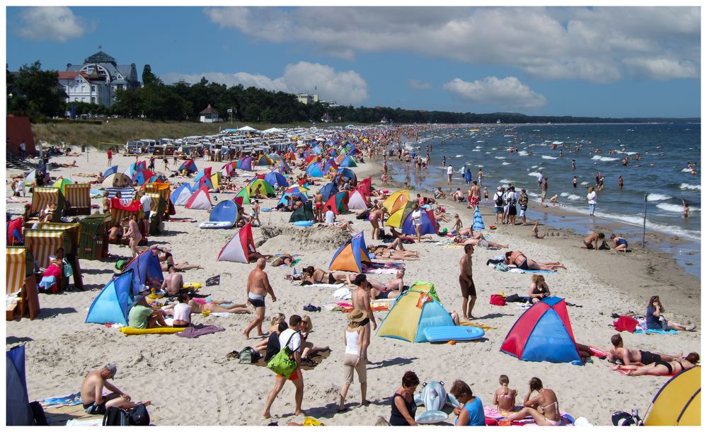 Heißer Sommer Foto & Bild spezial, ostsee, zelt Bilder auf