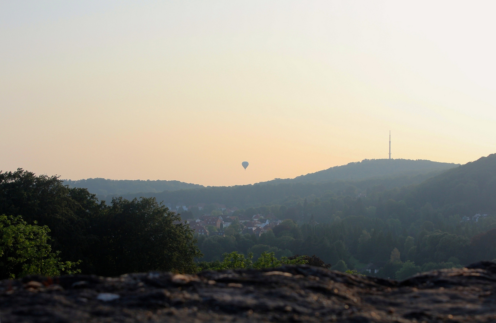 Heißluftballon.