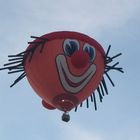 Heißluftballon als Clown