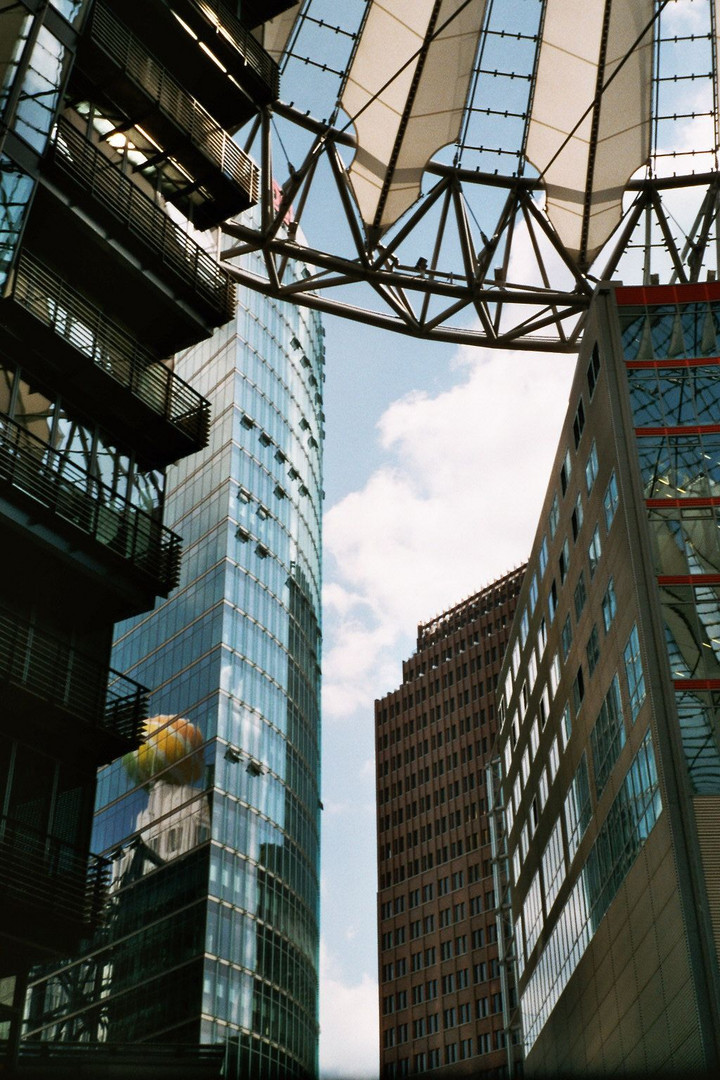 Heißluftballon am Potsdamer Platz