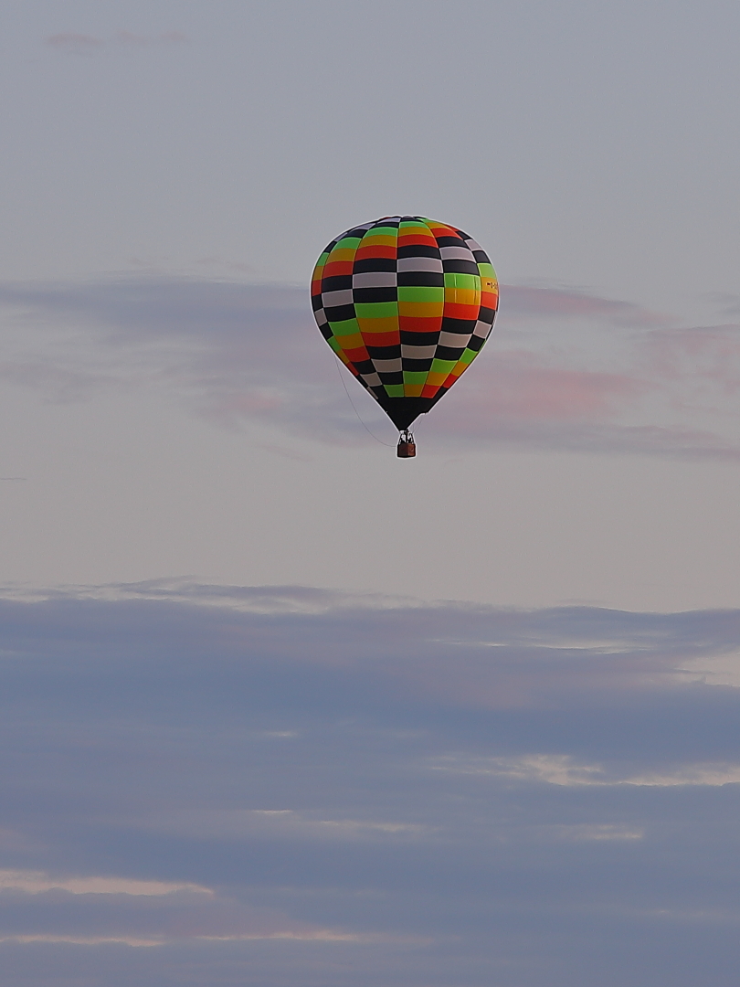 Heißluftballon Bunt