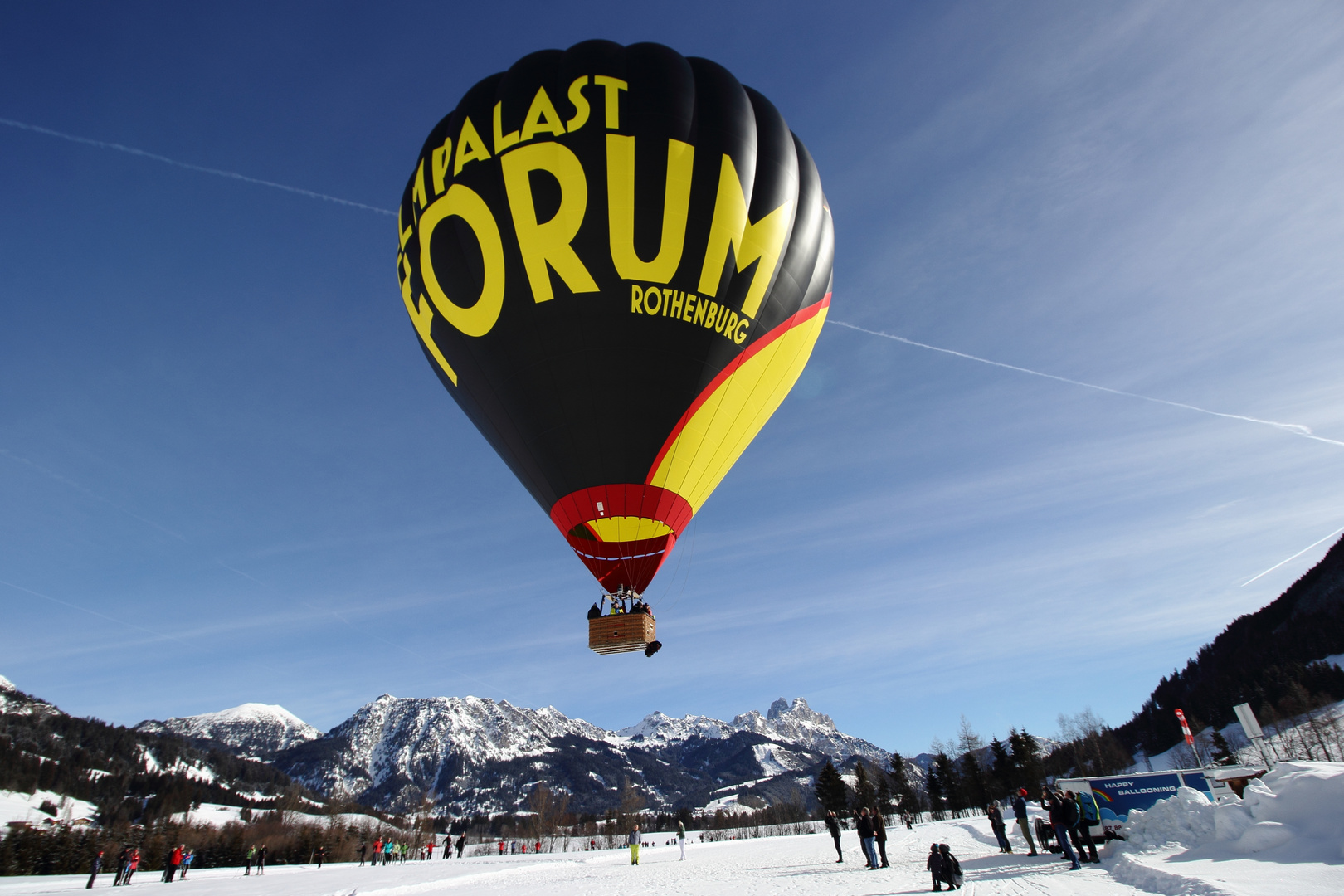 Heißluftballon D-OATT -Kubicek 7000m³ - Start in Tannheim - Georg Reiferscheid - Bernhard Langhans 