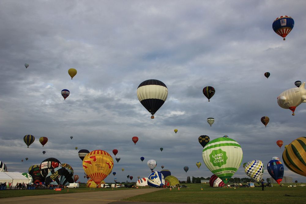 Heißluftballon Festival in Metz