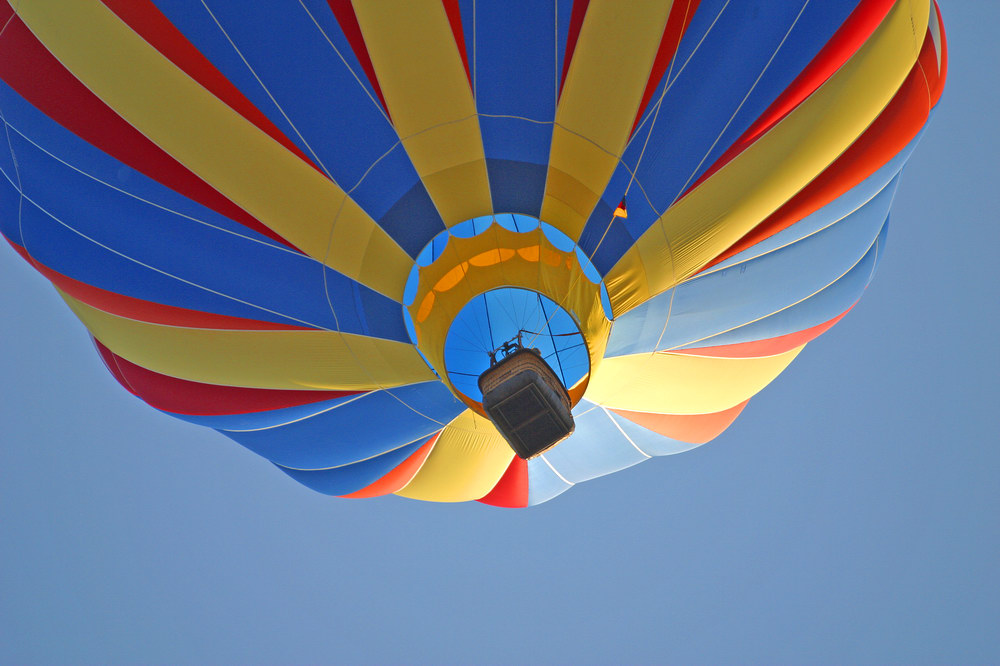 Heißluftballon ganz dicht