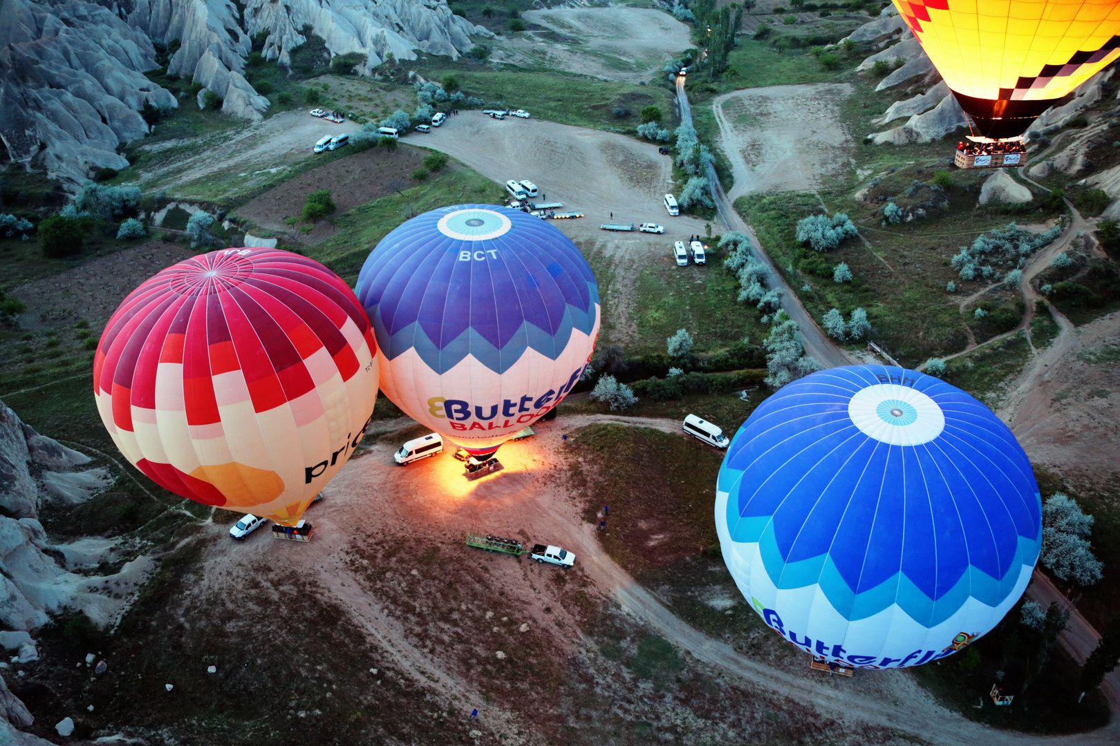 Heißluftballon - hot air balloon