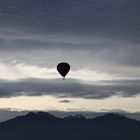 Heissluftballon in der Abendstimmung