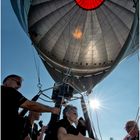 Heissluftballon kurz vor dem Start