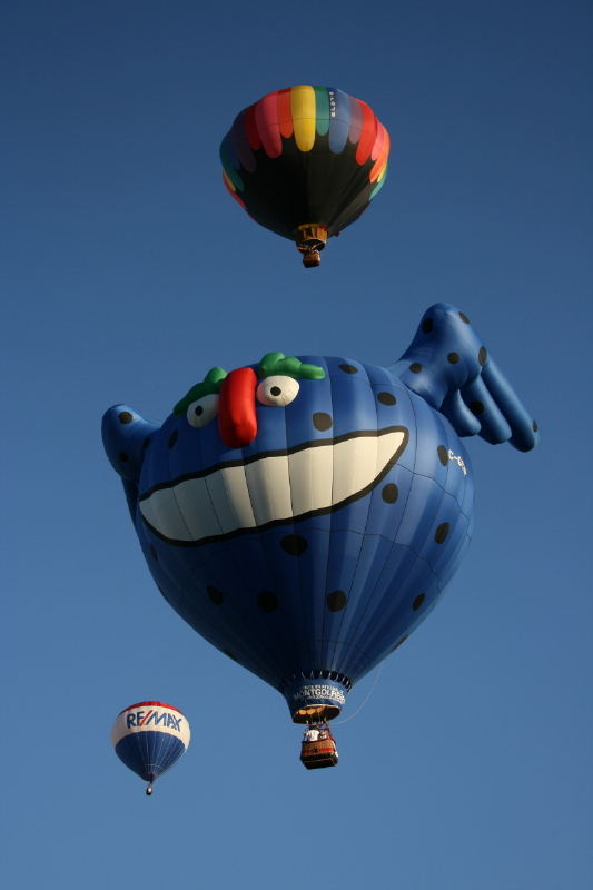 Heissluftballon Smile