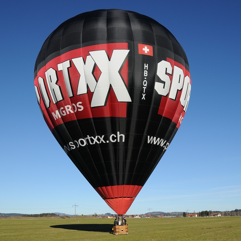 Heißluftballon SPORTXX/MIGROS