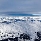 Heissluftballon über der Lenzerheide