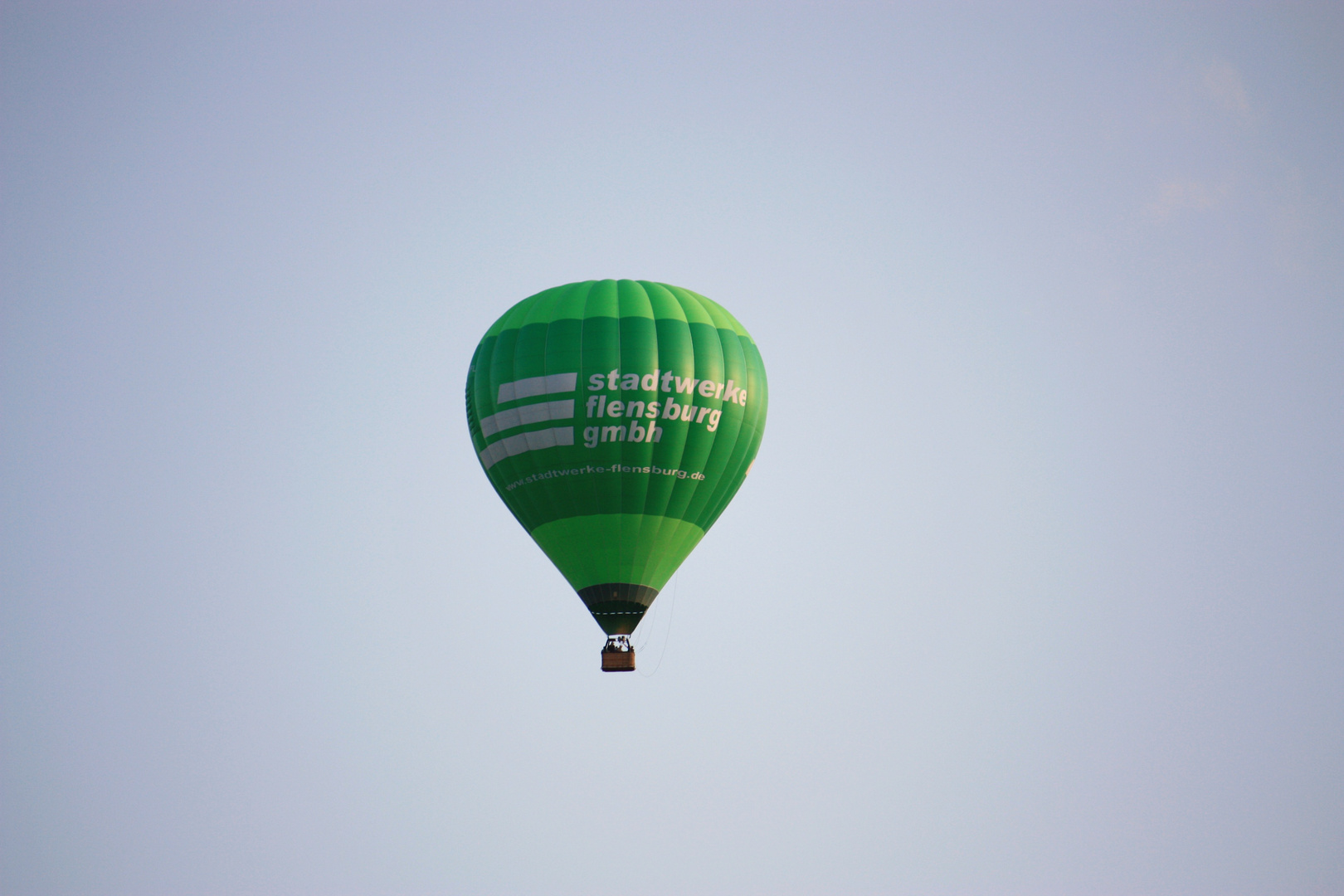 Heißluftballon über Flensburg