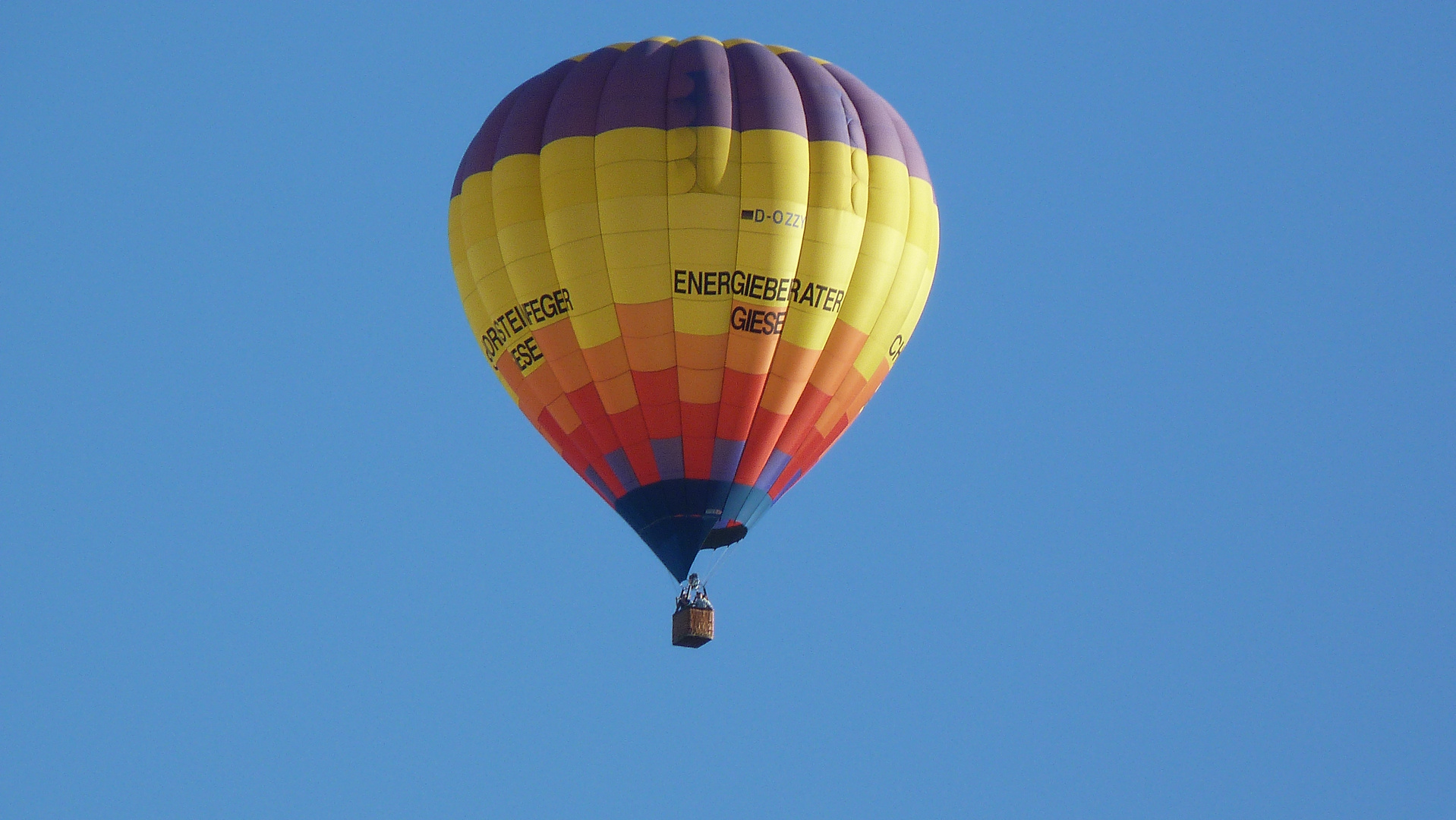 Heißluftballon über Nordhausen