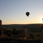 Heissluftballon über Vézelay2 (Frankreich)