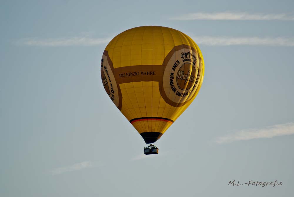 Heißluftballon über Wernau