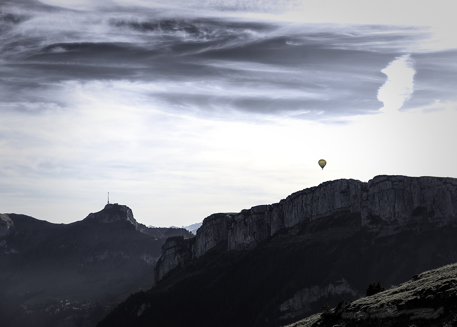 Heissluftballon und Hoher Kasten