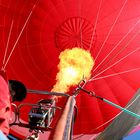 Heissluftballon vor dem Start