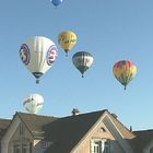 Heissluftballone über Appenzell