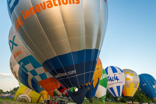 Heißluftballonfahren