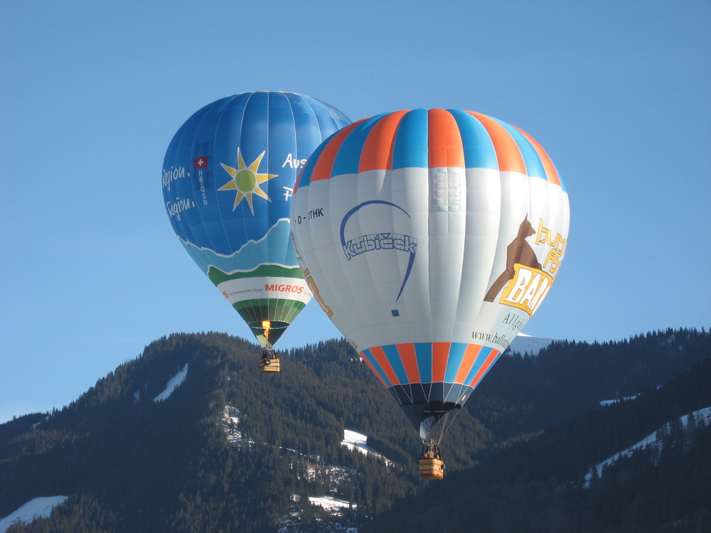 Heißluftballons im Allgäu