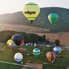 Heissluftballonstart an der Aero-Show auf dem Flugplatz Schmerlat/SH