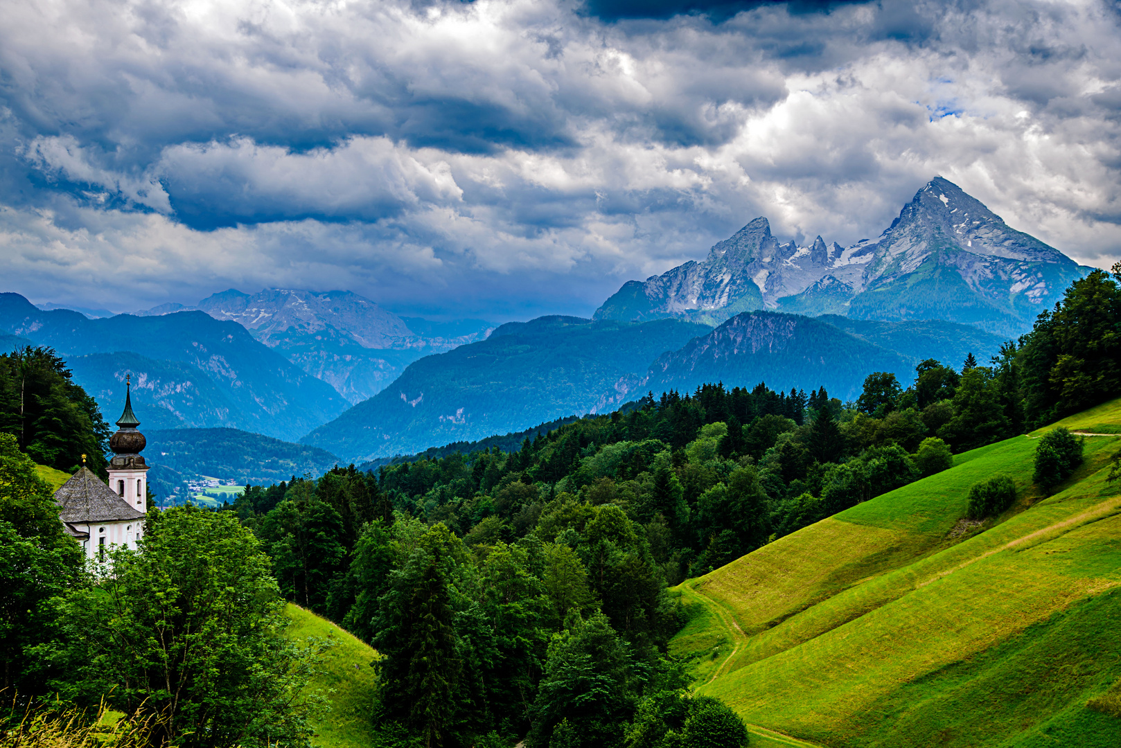 heiter bis wolkig Foto & Bild bayern, world, sommer Bilder auf
