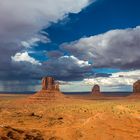 "Heiter bis wolkig" im Monument Valley