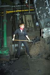 Heizer auf der Stettin