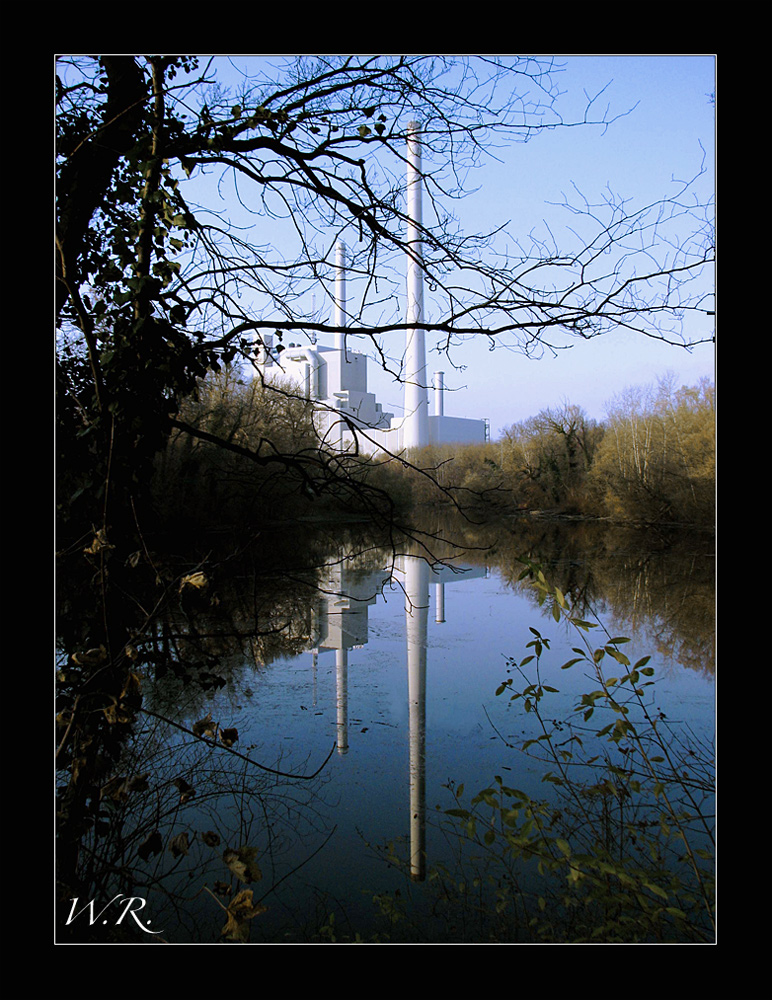 Heizkraftwerk am Rheinhafen Karlsruhe