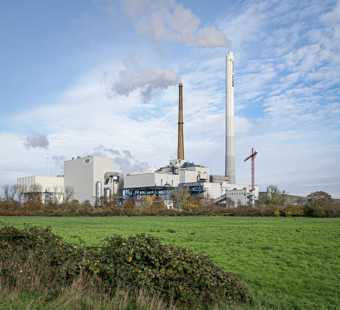 Heizkraftwerk Nord auf der Friesenheimer Insel Foto & Bild