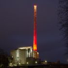 Heizkraftwerk Saarbrücken am 4 Advent