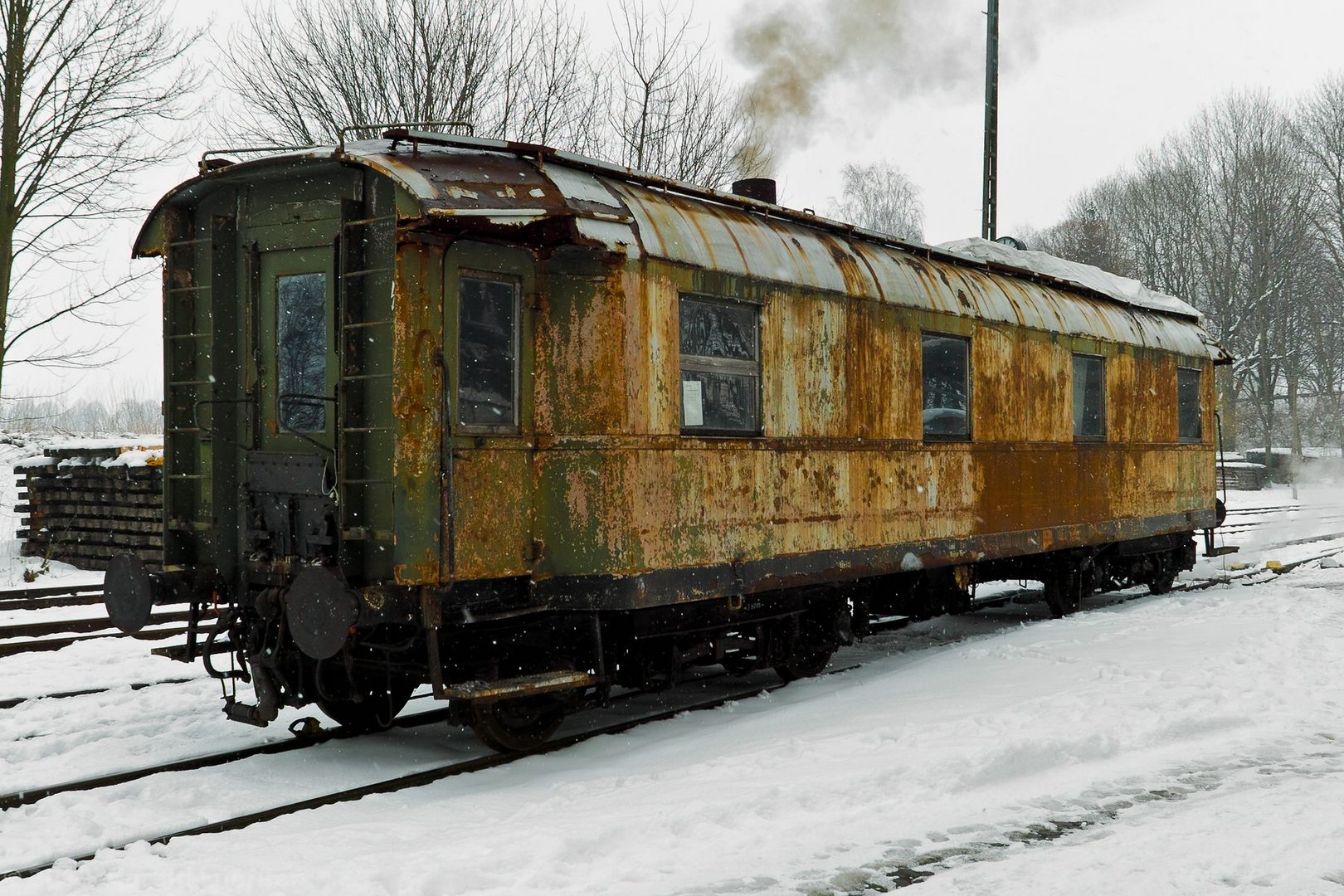 Heizwagen der Warnetalbahn