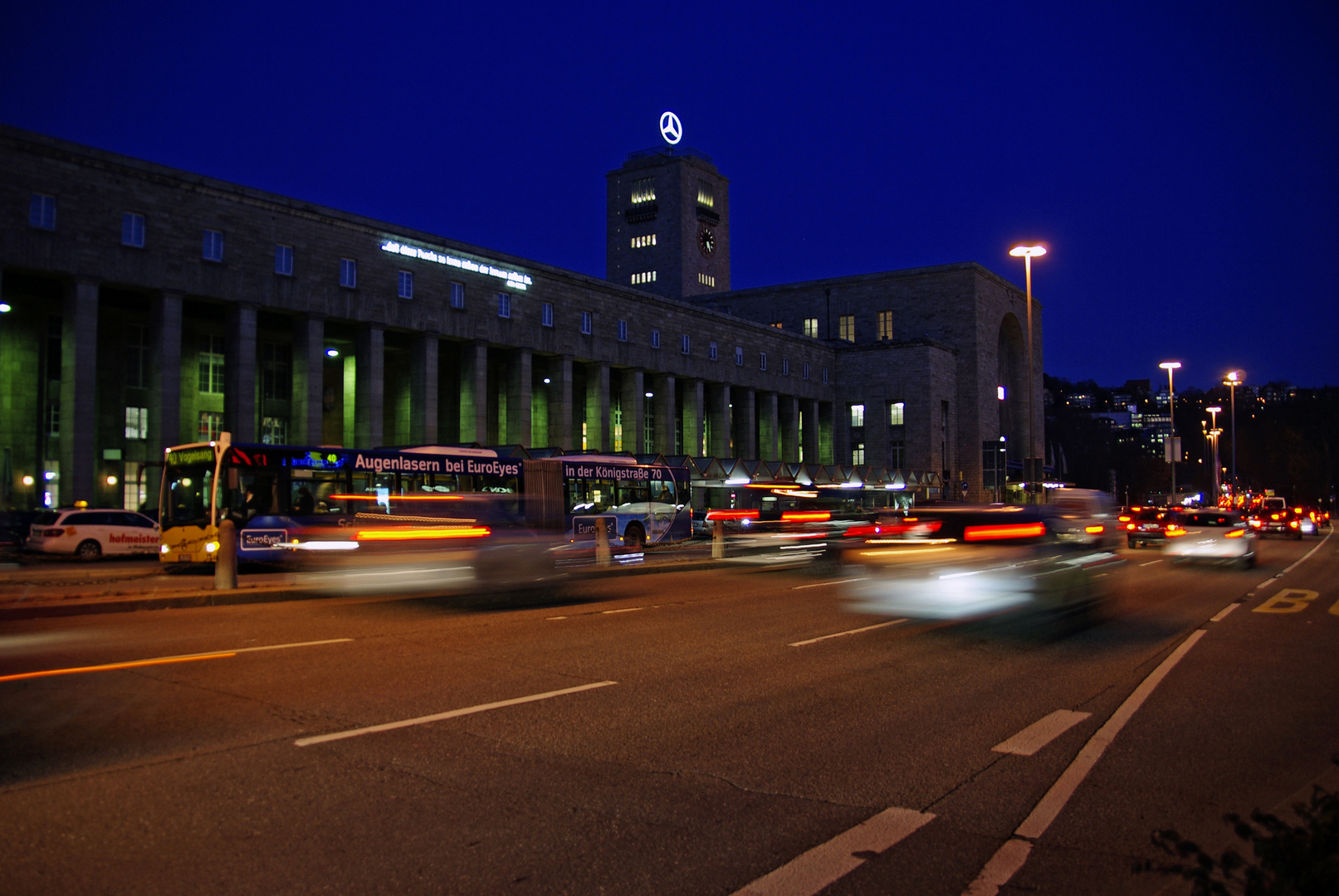 Hektik am Stuttgarter Bahnhof