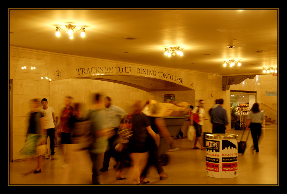 Hektik im Grand Central Terminal in New York