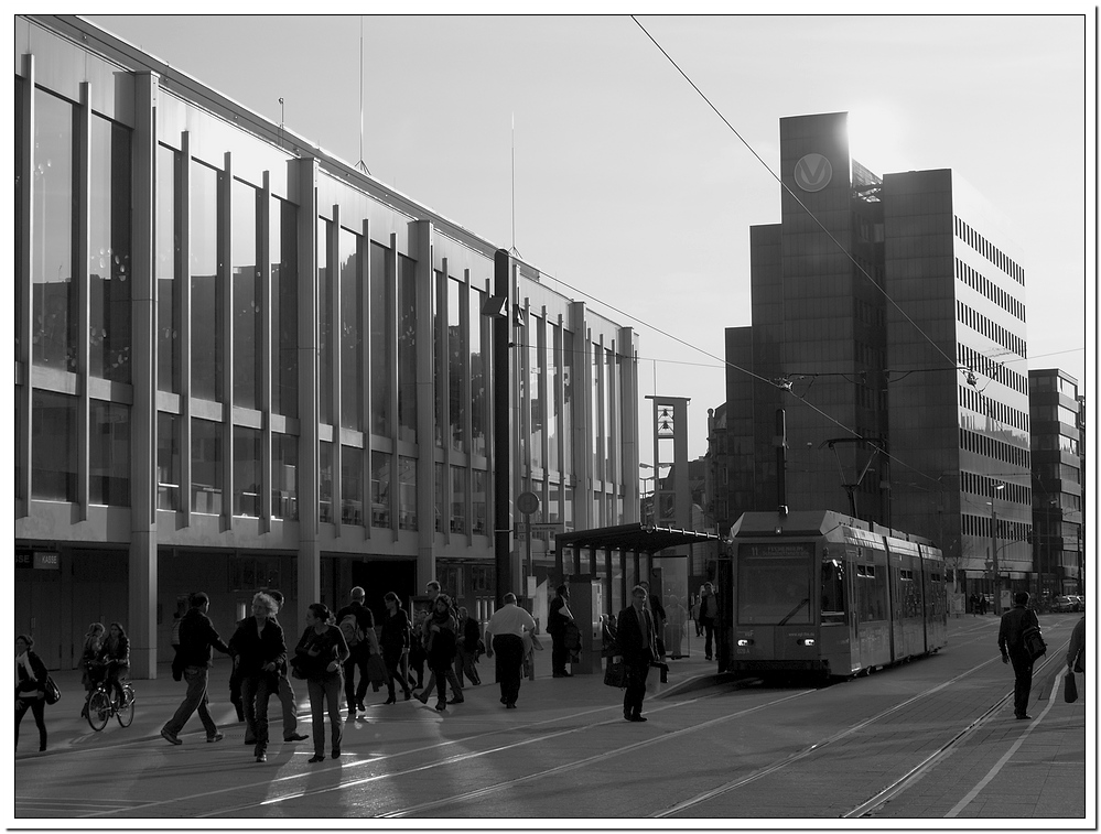 Hektik in der Stadt