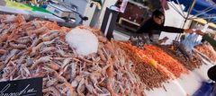 Hektisches Treiben am Fischmarkt