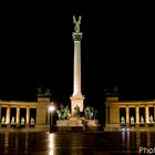 Heldenplatz Budapest nei Nacht