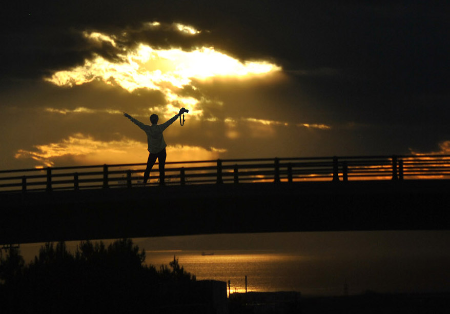 Helen en atardecer