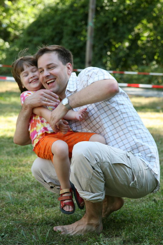 Helen mit Papa