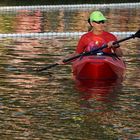 Helferin auf der Schwimmstrecke (b)