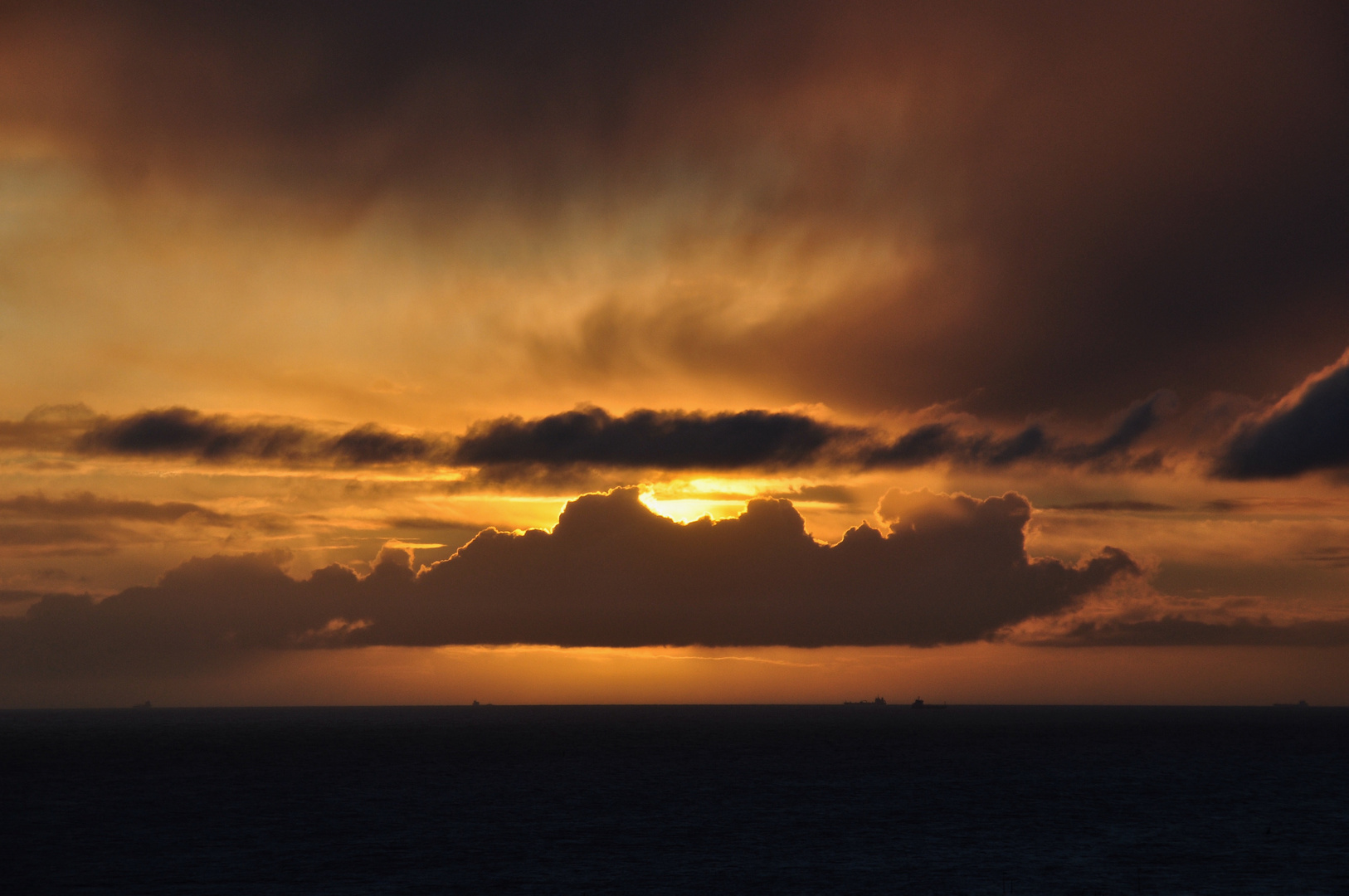 Helgoländer Sonnenuntergang 