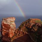 Helgoland bei Regen