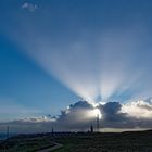 Helgoland: Die Wintersonne kommt am Mittag kurz durch die Wolken